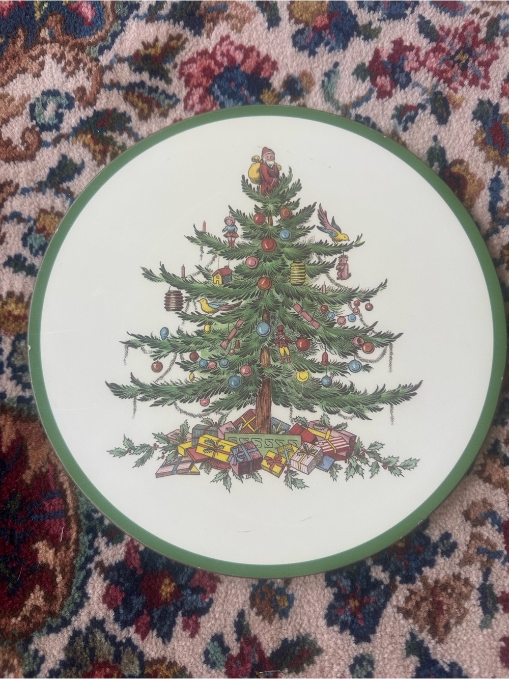 Spode Vintage Christmas Tree Trivet